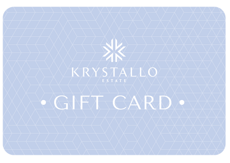 gift card, krystallo estate gift card, e-gift