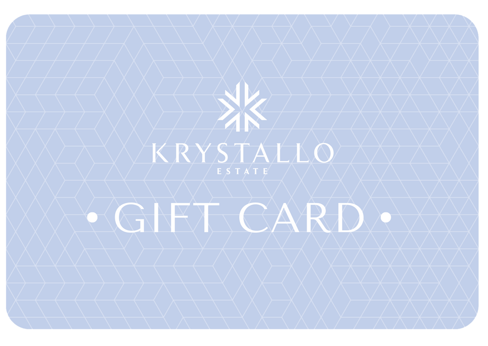 gift card, krystallo estate gift card, e-gift